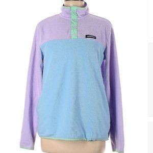 Lands End Vintage 90s Pastel Lilac/Baby Blue Fleece Pullover